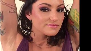 Busty Brunette Babe Feels Intense Pleasure In Hard Anal Teasing