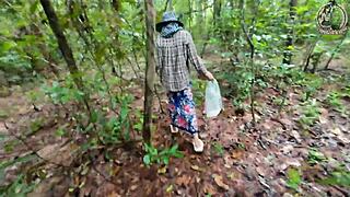 Amateur thai villagers have sex in the forest public 4k 18