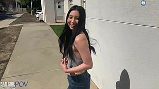 pretty latina drains big black cock