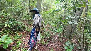 Amateur thai villagers have sex in the forest public 4k 18