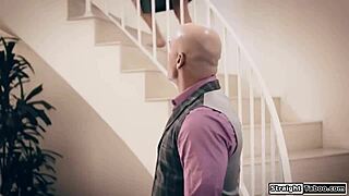 Emotional Striptease Leads To Passionate Fucking With Big Cock