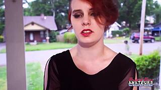 busty redhead marla deepthroats big dick, gets twat deeply fucked?