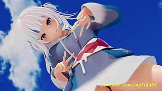 novr mmd gura dances in 3d hentai