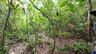 Amateur thai villagers have sex in the forest public 4k 18