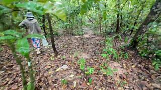 Amateur thai villagers have sex in the forest public 4k 18