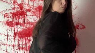 Pov your european secretary dominates with humiliation and jerk off