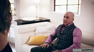 Emotional Striptease Leads To Passionate Fucking With Big Cock