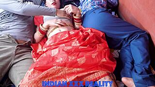 Hey, want to see this indian mom roleplay with her son and dad in a quickie fuck?