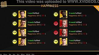 Exploring the chick route in Being a Dik 244.