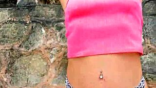 Beautiful Girl Dances Publicly in Bikini on Beach!