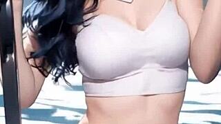 Jessy poses in bikini and lingerie