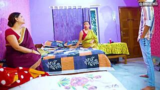 Desi Dirty Indian Servant Feels Shocked Catching Couple Having Passionate Sex When No One At Home Hindi Audio