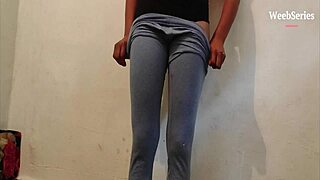 Wife performs solo sex on webcam