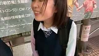 i took mao-chan to the love hotel and teased her wet pussy with fingers and vibrator then fucked her hard until creampie