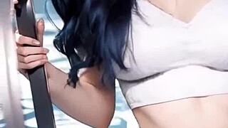 Jessy poses in bikini and lingerie