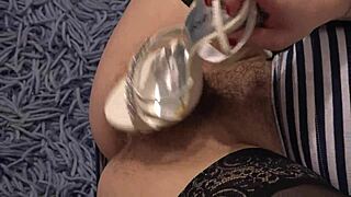milf experiments with shoe and feet in amateur video