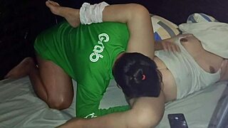 asawa gets bent over and fucked doggystyle by foreman