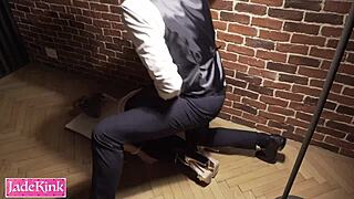 tied up slut gets anal punishment with big cock fucking