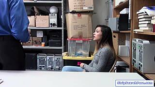 Security Guard Fucks Teen 18+ Shoplifter In Reality Sex Scene