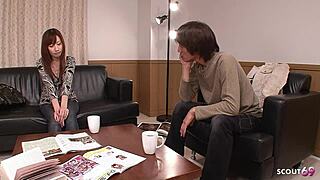 Petite Escort Gets Creampie Fuck