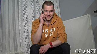 The babe spreads her lengthy legs, showcasing her flexibility in a relaxed pose