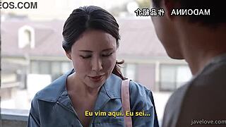 maid seduces with nipples