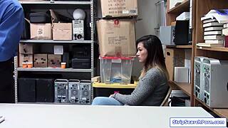 Security Guard Fucks Teen 18+ Shoplifter In Reality Sex Scene