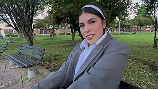 Student Seduced By Stranger On Street For Rough Sex