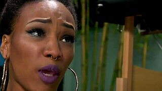 blonde doctor anal fucks ebony in bondage at hospital