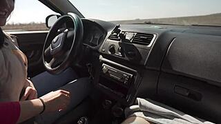 Public Blowjob Turn by Turn During Car Trip?