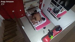 Cuckold voyeur watches and films hotwife creampied by black guy