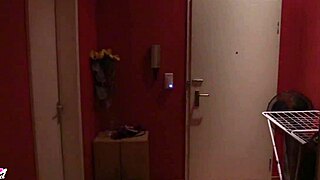 Roleplay in wet leggings with cum on ass