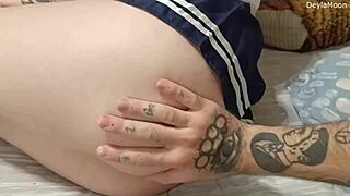 fucking my hot friend while she watches the video