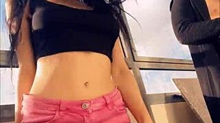 Hot Pornstar Sasha Rose Dances A Sexy Striptease