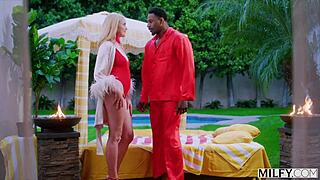 Milfy Bbc-Hungry Blonde Milf Charlie Devours Ex Bfs Cock