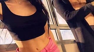 Hot Pornstar Sasha Rose Dances A Sexy Striptease