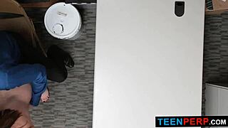 Mall Officer Aroused By Couple's Fuck