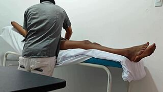 The Doctor Gives Special Attention And Sensual Massage To His Female Patient