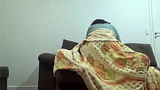 Real Woman Bouncing on Fat Cock with Young Man