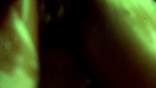 Intense doggy pounding of sexy Nigerian girl bent over on couch with massive black cock