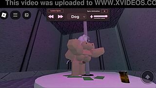 Intense Rough Passion with Dirty Bitch in Roblox