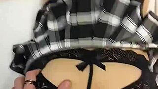 destiny gets fucked in mini skirt