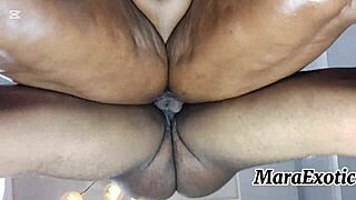 Pov Ebony Hotmilf Mara Exotic Gets Backshots