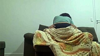 Real Woman Bouncing on Fat Cock with Young Man