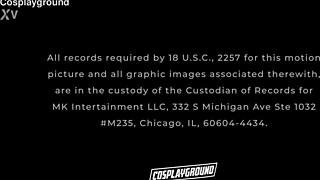 imagine jade kush in chun li costume taking two monster cocks provocatively