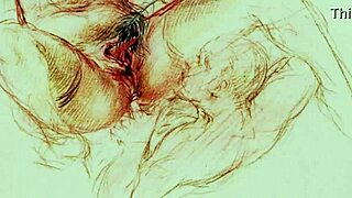 Explore vintage erotic art from antique collections with hairy models