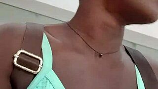 that nigerian bitch visits the west hills mall and ends up masturbating in the bathroom, what a surprise