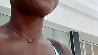 that nigerian bitch visits the west hills mall and ends up masturbating in the bathroom, what a surprise