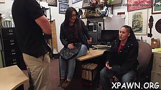 darling that cant live without getting screwed is having sex in shop