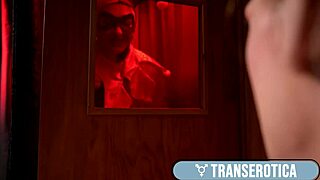 Busty Trans Aphrodite Adams Strap On Fucked by Leya Falcon